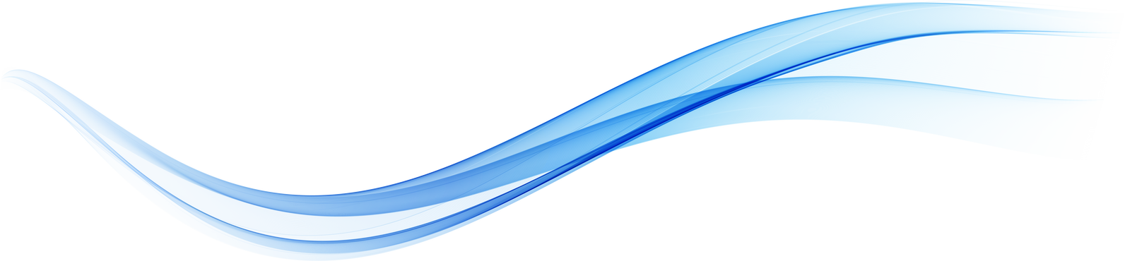 Blue Wavy Line Illustration